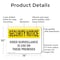 Signmission Video Surveillance On Premises OSHA Security Notice Sign, Aluminum, 14in W x 10in L, 2PK OS-2PACK-SN-A-1014-L-11659 - alternate 7